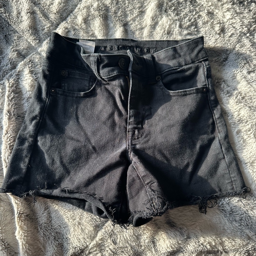 American Eagle Outfitters Black Jean Shorts